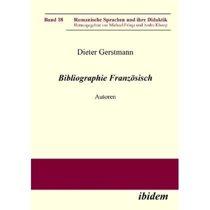 Bibliographie Französisch, Fachbücher von Dieter Gerstmann