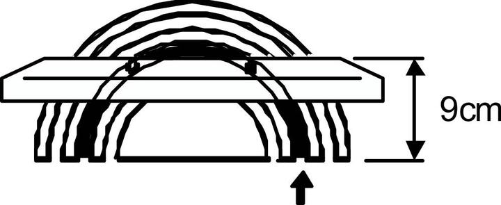 Image du produit BJZ A-9709 Repose-pieds ESD (L x H x P) 540 x 120 x 350mm Noir