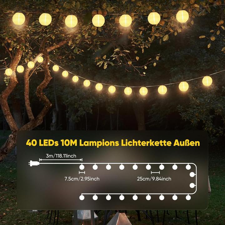 Salcar Lampionlichterkette 910068 (13 m)