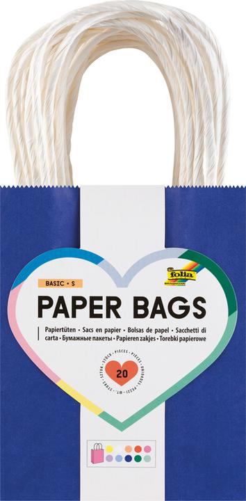 Produktbild Folia Papiertüten S BASIC, aus 110g/m² Kraftpapier (10 x)