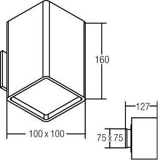 Productafbeelding Brumberg LED wandlamp (1350 lm)