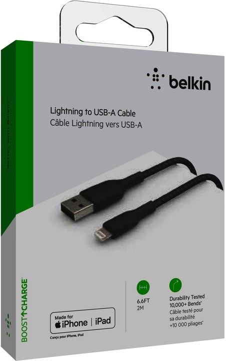 Produktbild Belkin USB A – Lightning (2 m, USB 2.0)