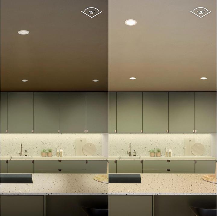 Actual product image Philips Hue White & Color Ambiance Slim Recessed (650 lm)