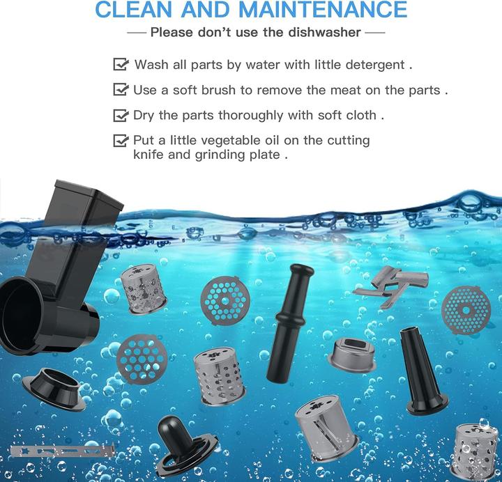 Actual product image Coocheer Electric meat grinder 2000W