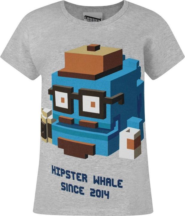 Immagine prodotto Crossy Road Tshirt ufficiale della ragazza di con la balena Hipster (116)