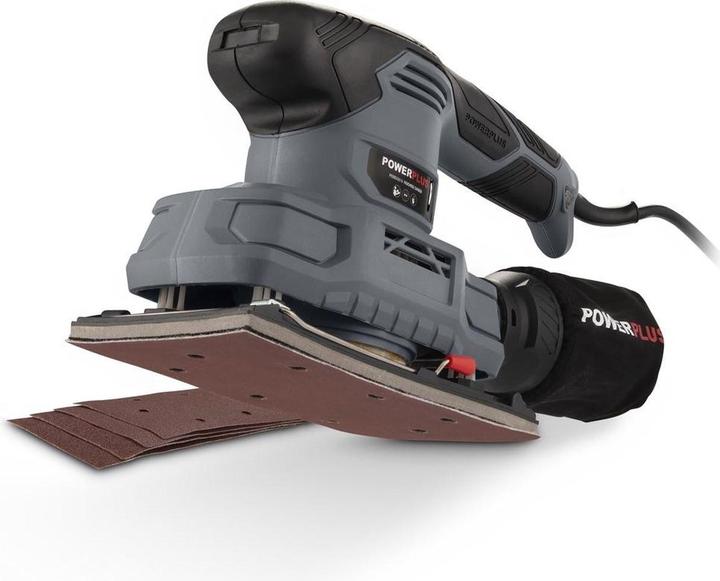 Actual product image Powerplus Orbital sander 180W - 5 Acc. (Sander, 180 W)