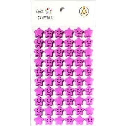 NoName, Sticker, Aufkleber Sternschaum lila