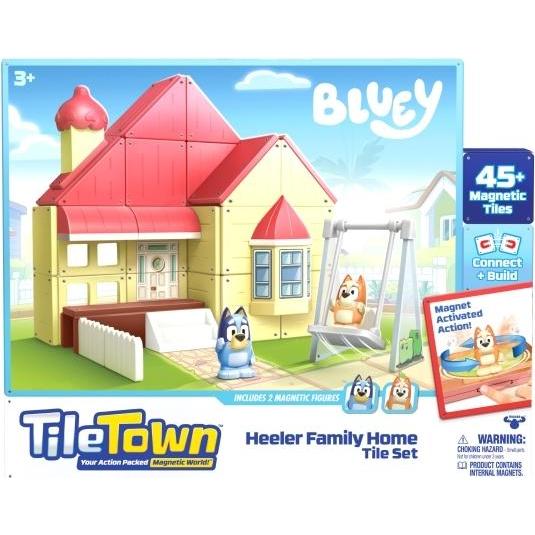 Konjac Sponge Tile Town - Bluey Heeler House (90304)