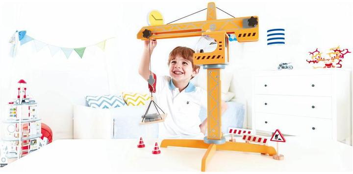 Productafbeelding Hape Grote bouwkraan (10 onderdelen)