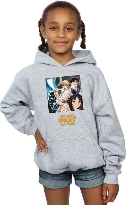 Image du produit Star Wars - Sweat à capuche ANIME POSTER - Fille (140, 146)