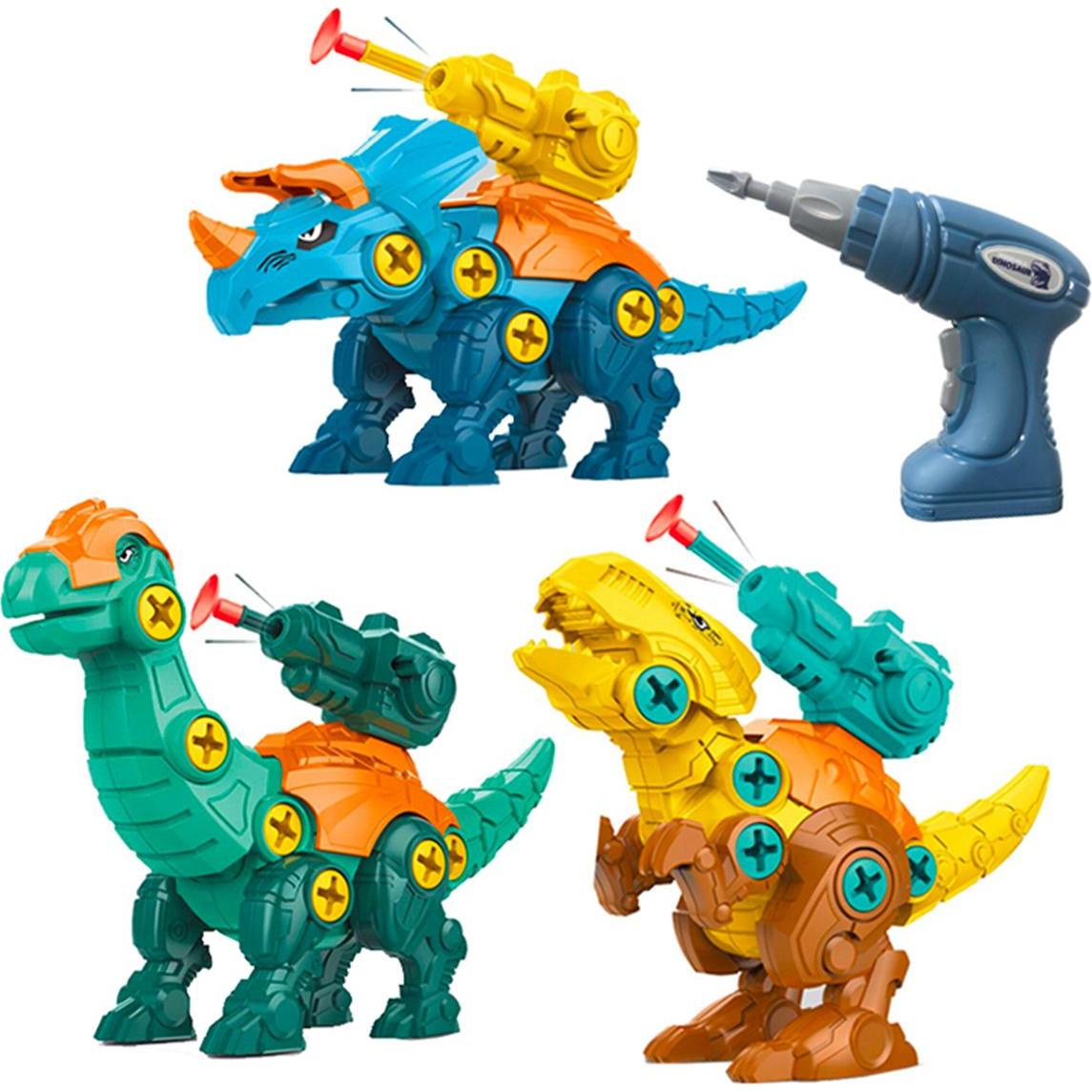 VR Shinecon 3-in-1 Dinosaurier-Figuren zum Zusammenbauen
