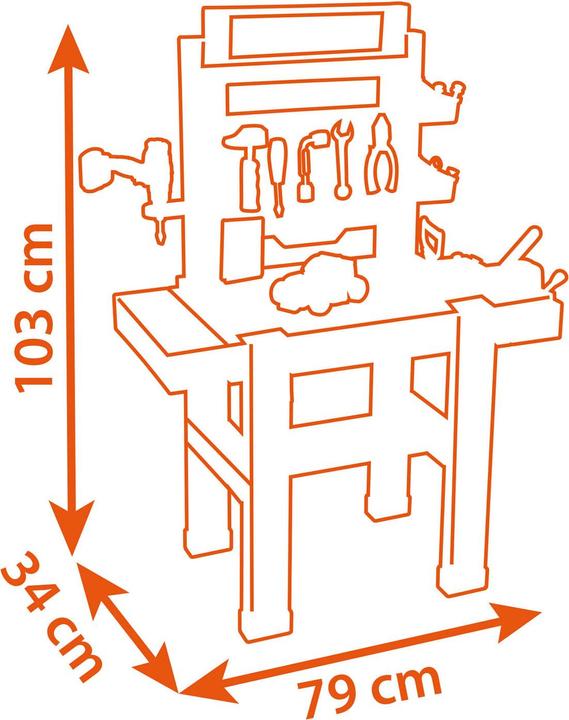 Produktbild Smoby Black+Decker Bricolo Center