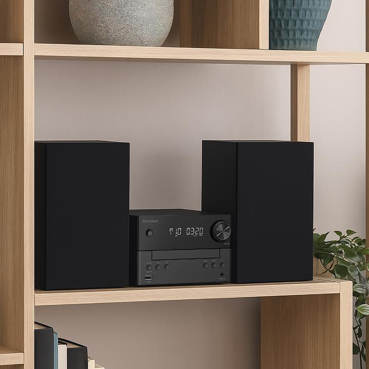 Actual product image Karcher MC 6475D Stereoanlage / Kompaktanlage mit DAB+ Radio, CD-Player, Bluetooth, USB und 20W RMS (CD player, Bluetooth, 1x 20 W)