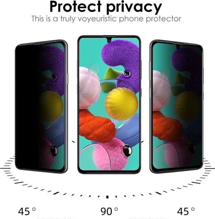 Actual product image RPD Samsung Galaxy S20 FE / A51 / A52 - Tempered Glass / Panzerglas - Privacy (1 Piece, Samsung Galaxy A51, Samsung Galaxy S20 FE 5G, Samsung Galaxy A52 5G, Samsung Galaxy S20 FE, Samsung Galaxy A52, Samsung Galaxy A52s 5G)
