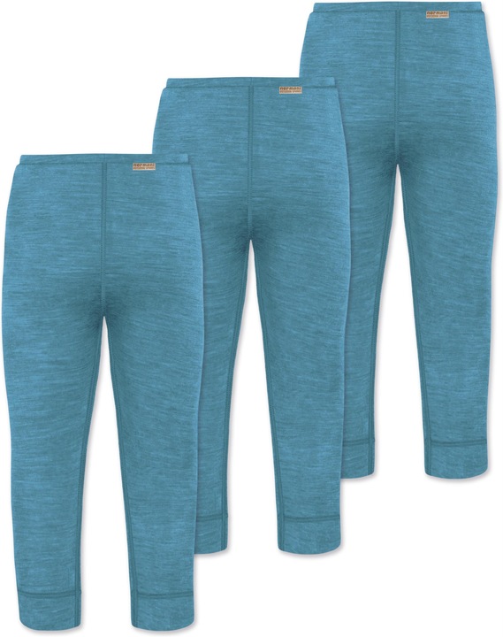 Produktbild Normani 3er Pack Baby Merino Lange Unterhose „Tutira" - 9505 (92)