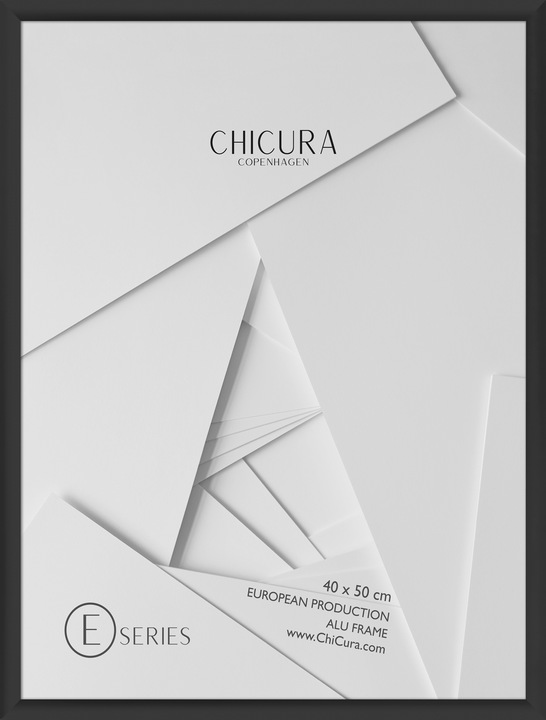 Image du produit ChiCura Alu Frame E - 40x50cm - Noir - Verre (40 x 50 cm)