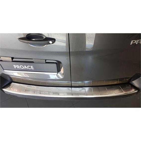 Aristar, Kennzeichenhalter, Edelstahl Ladekantenschutz für Opel Zafira Life 2019 bis heute / Toyota Proace ab 2016 bis h...