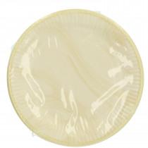 Actual product image Folat Plate Marble Beige 23cm - 8 pieces (8x)
