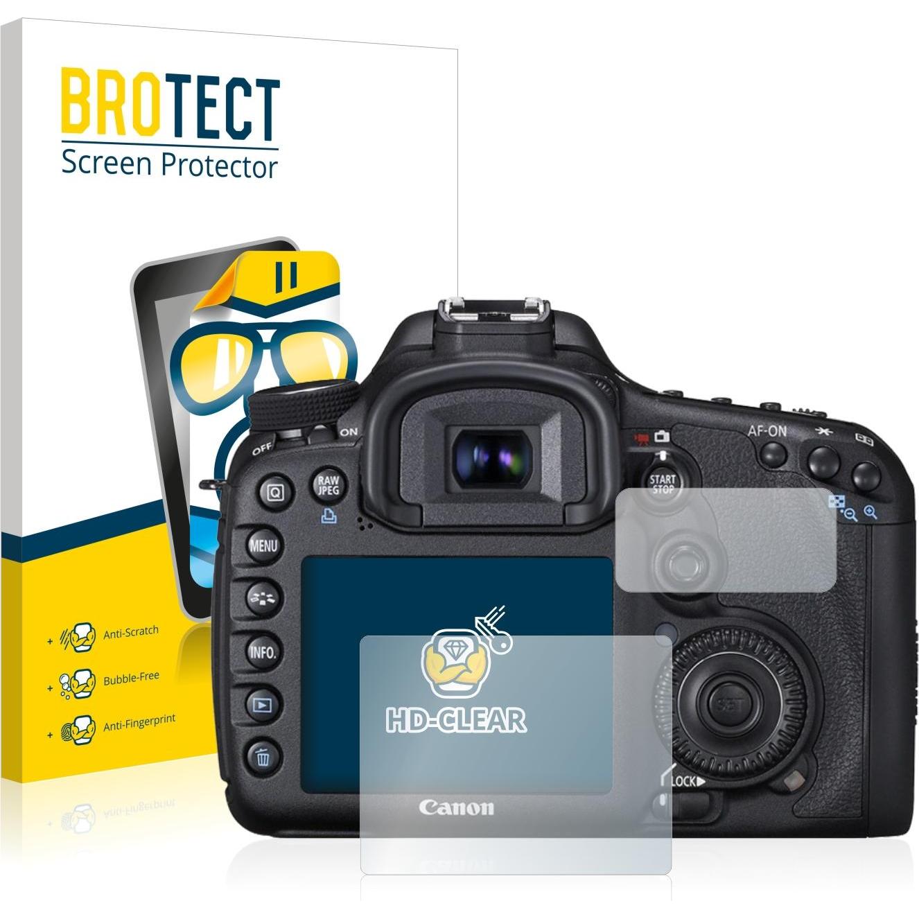 BROTECT Schutzfolie Displayschutz Klar (Displayschutz, EOS 7D), Kameraschutz, Transparent