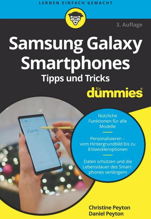 Image du produit Samsung Galaxy Smartphones Tipps und Tricks für Dummies (Allemand, Christine Peyton, Daniel Peyton, 2020)