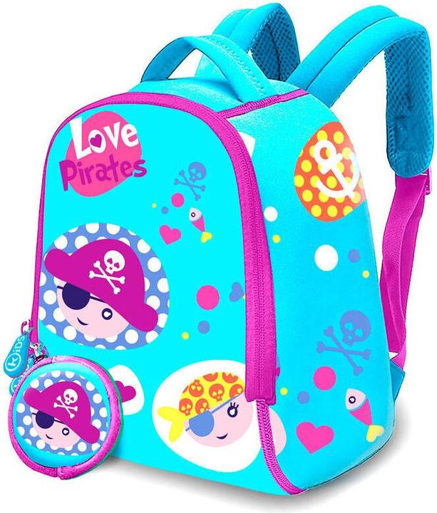 Immagine prodotto Kids Licensing Zaino Love Piratesco + borsa zaino in neoprene 25cm