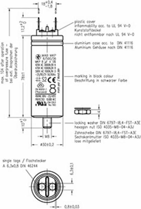 Produktbild MKP-Motorkondensatoren