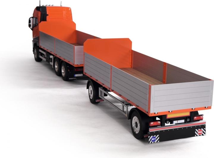 Immagine prodotto Carson Modellsport 907624 Parte tuning rimorchio a 2 assi per materiale edile