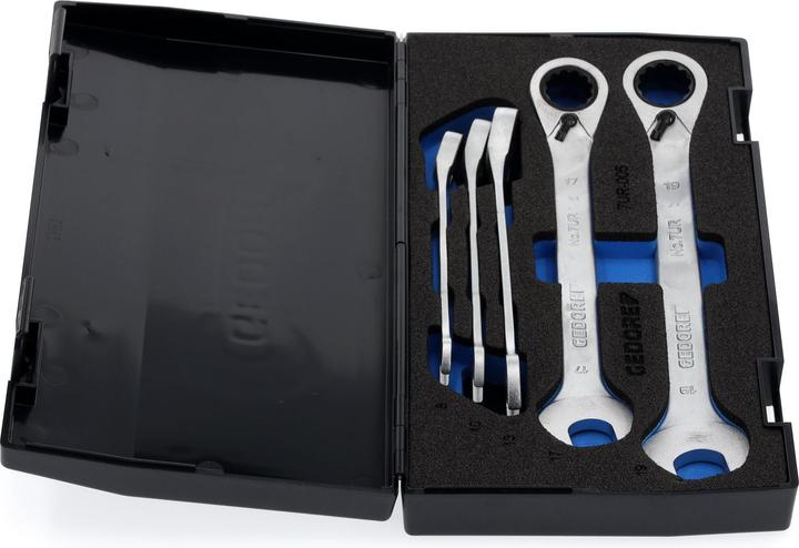 Actual product image Gedore Combination ratchet wrench set (18 mm, 19 mm, 9 mm, 8 mm, 10 mm, 14 mm, 11 mm, 12 mm, 17 mm, 15 mm, 13 mm, 16 mm)