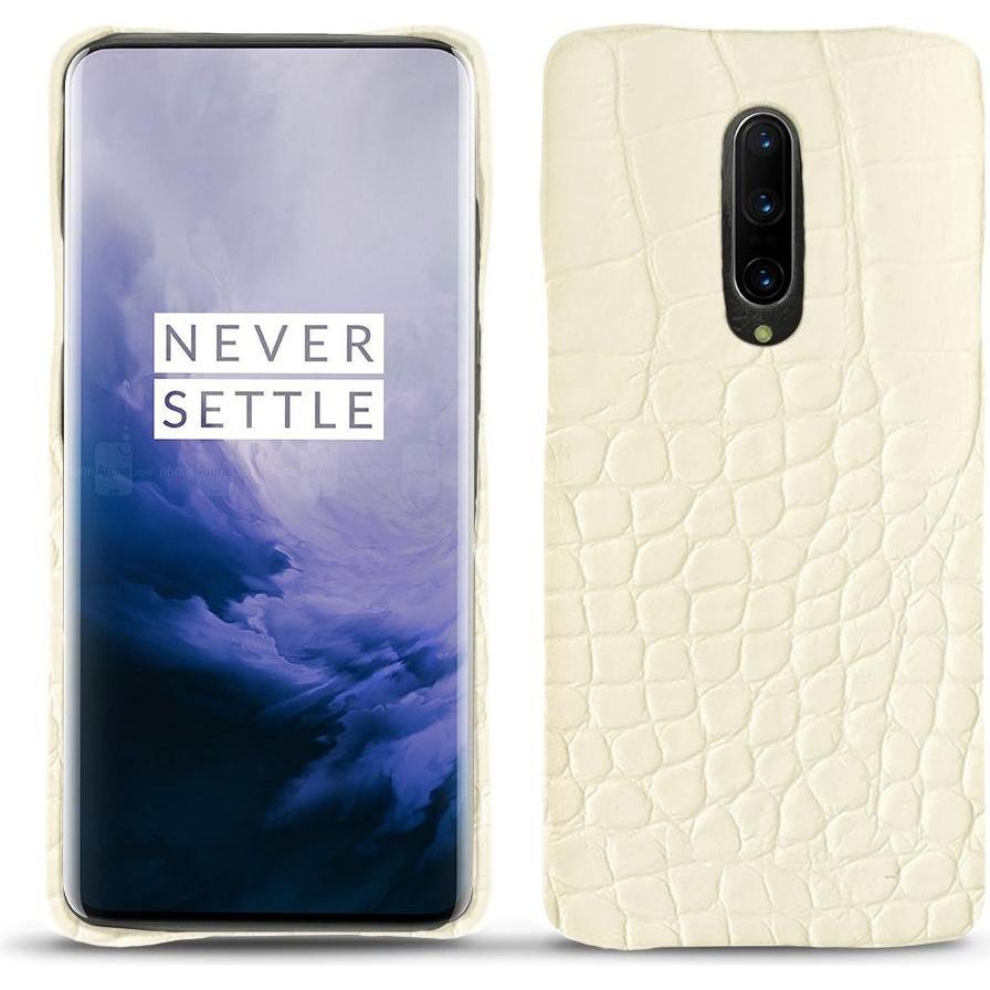 Noreve Lederschutzhülle (OnePlus 7 Pro), Smartphone Hülle, Weiss