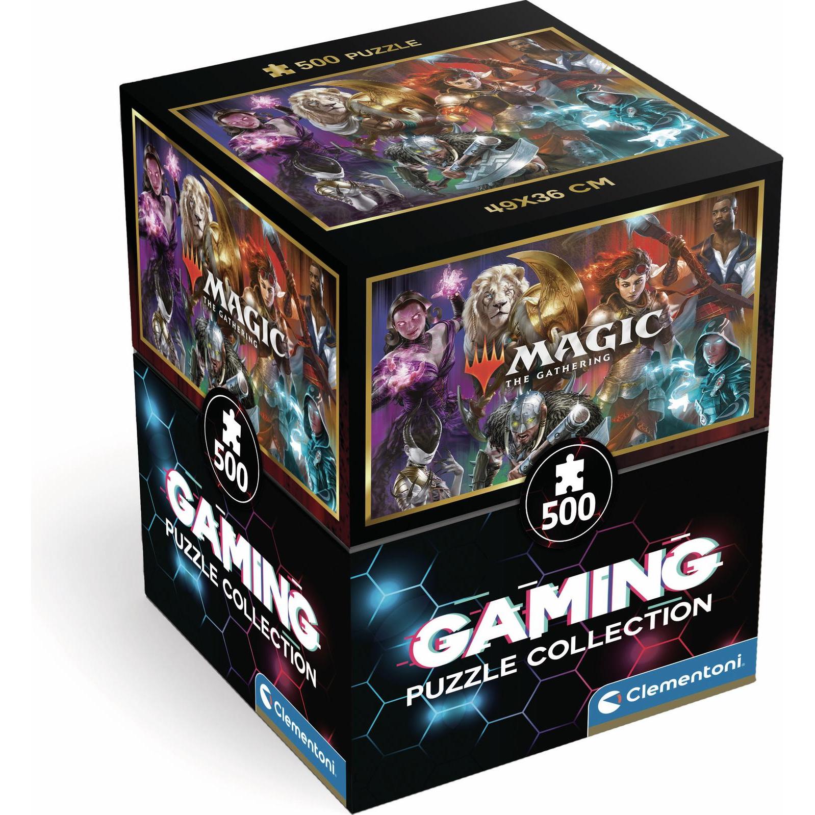 Clementoni Multicolore Magic The Gathering - Mana Warriors - Puzzle Cube 500P (500 Pezzi)