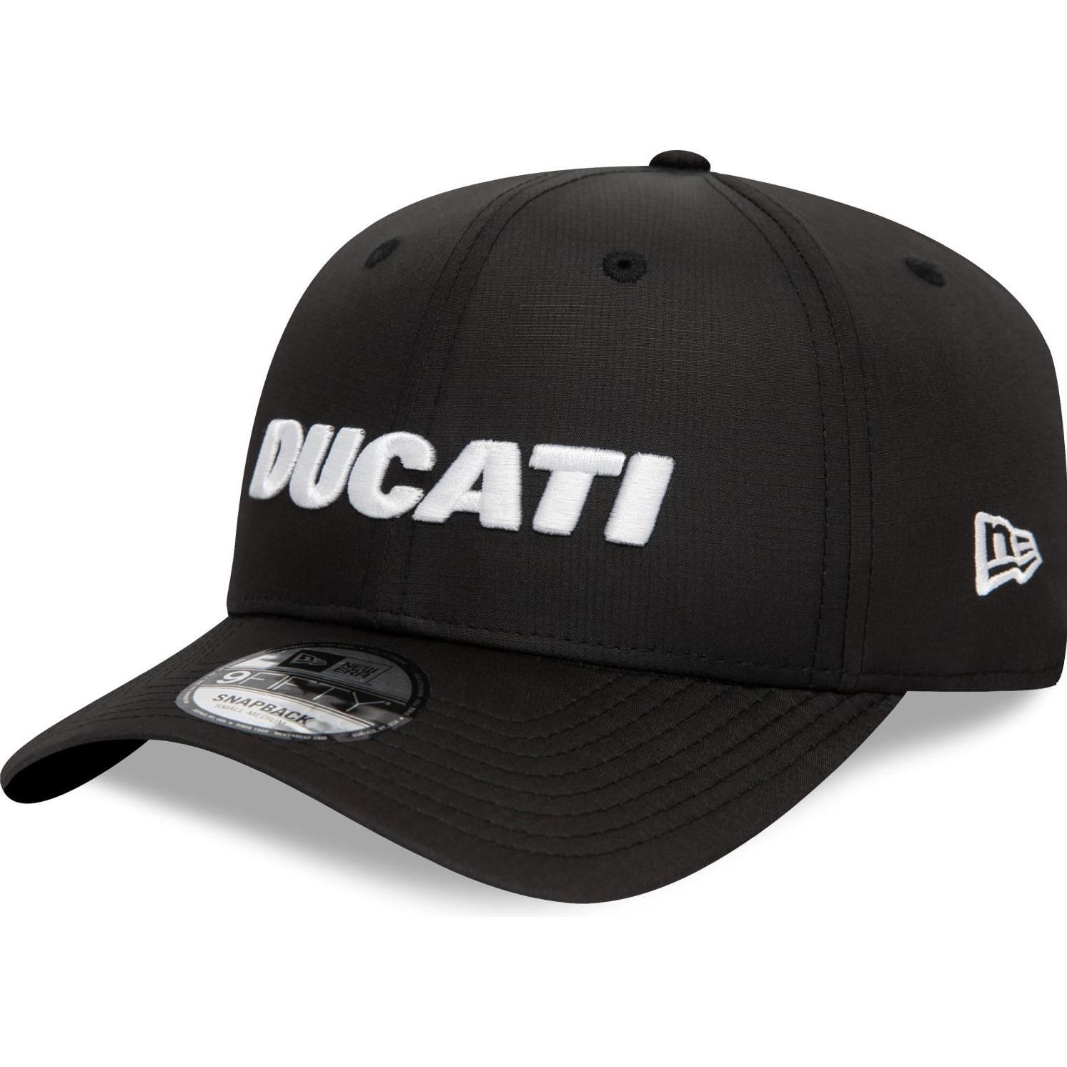 New Era, Herren, Cap, 9Fifty Snapback Cap - RIPSTOP Ducati Motors - S/M, Schwarz, (M)