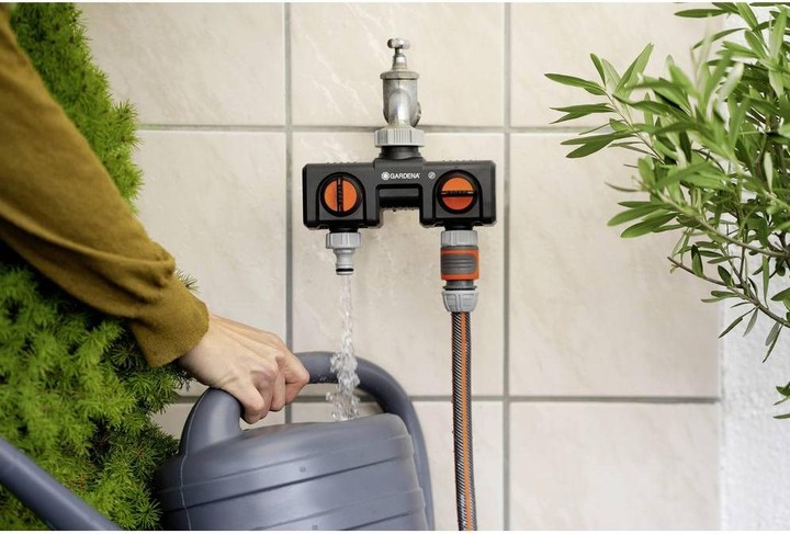 Actual product image Gardena 2-Wege-Verteiler (2 way distributor, 101.60 mm)