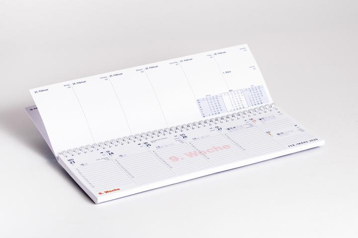 Produktbild Das Mondjahr 2026 - Wochenkalender (Harter Einband, Deutsch)