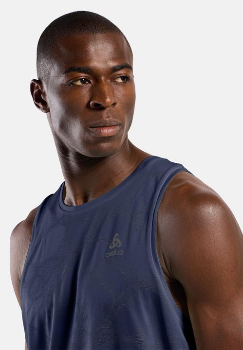 Actual product image Odlo Herren Zeroweight Engineered Chill-Tec Ärmelloses T-Shirt (M)