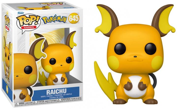 Actual product image Funko Pokemon POP! Games Vinyl figurine Raichu (EMEA) 9 cm
