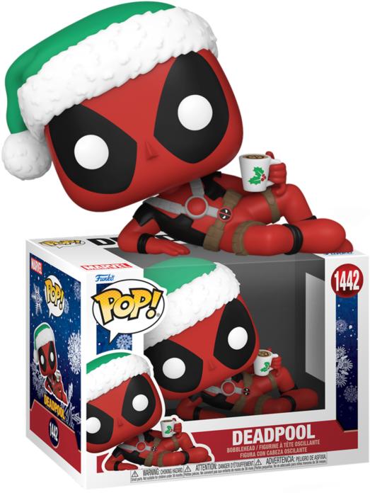 Produktbild Funko Marvel POP! Vinyl Figur Holiday Deadpool 9 cm