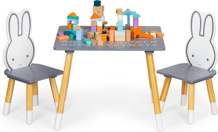 Produktbild EcoToys children's table + 2 chairs (Kindersitzgruppe)