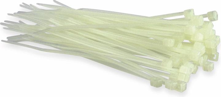 Produktbild Pollini Kabelbinder, 100/2,5mm, natur (Kunststoffkabelbinder, 100 mm, 100 Stk.)