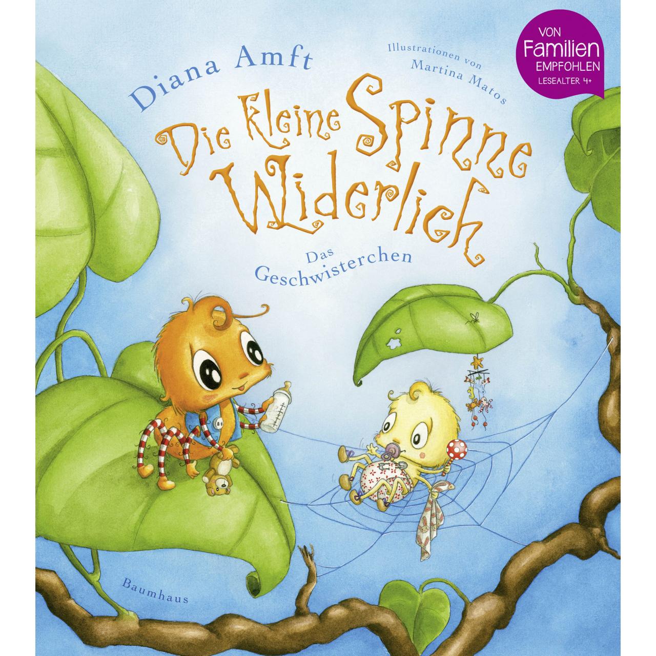 Die kleine Spinne Widerlich - Das Geschwisterchen, Kinderbücher von Diana Amft