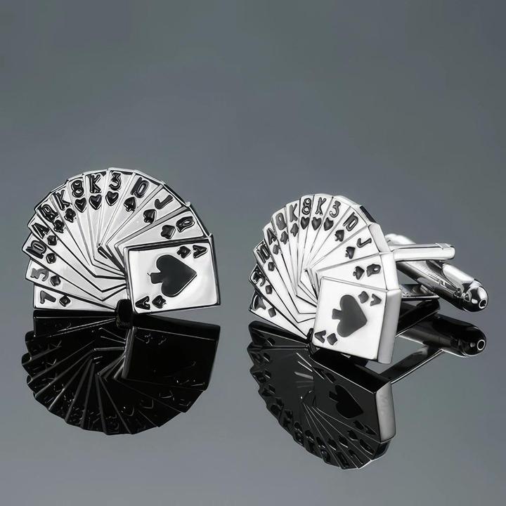 Produktbild Perlstein Poker King Manschettenköpfe (Metall)