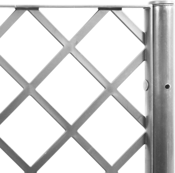 Image du produit vidaXL Bac à plantes avec treillis PP