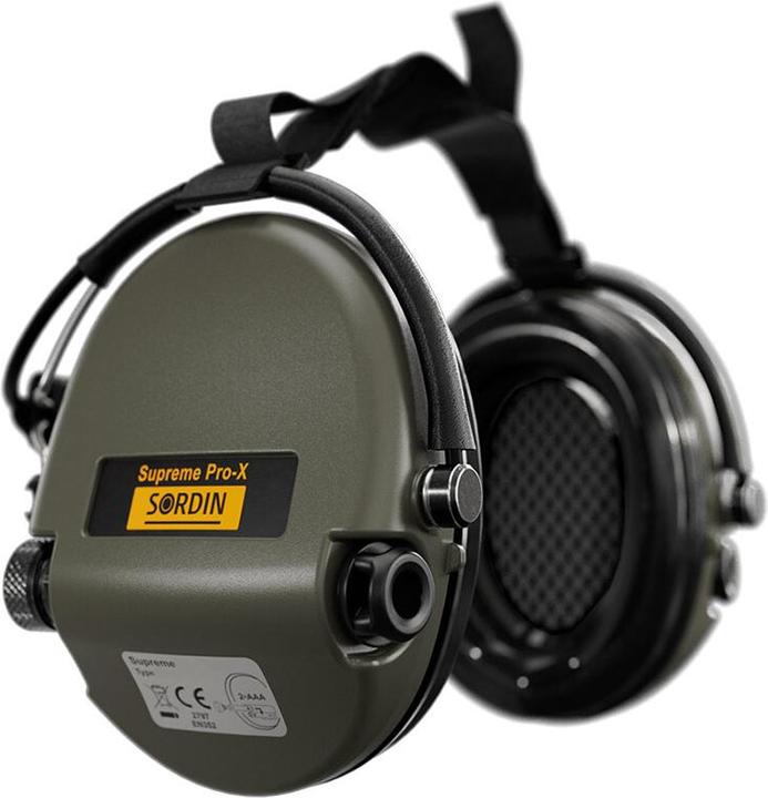 Produktbild Sordin Supreme Pro-X Neckband Gehörschutz Aktiv, oliv (1 x)