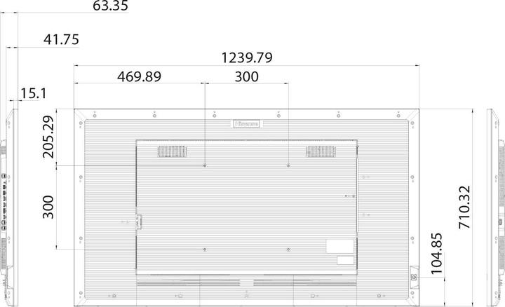 Image du produit Hisense Écran de signalisation 55DM66D 55", 24/7, UHD, 500cd/m², 25% Haze (3840 x 2160 pixels, 55")