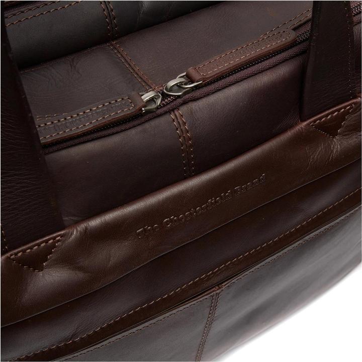 Actual product image The Chesterfield Brand Ryan -tietokonelaukku 17" kannettavalle, ruskea (17.32")