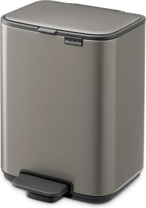 Actual product image Brabantia Bo Pedal Bin 7L - Platinum (7 l)