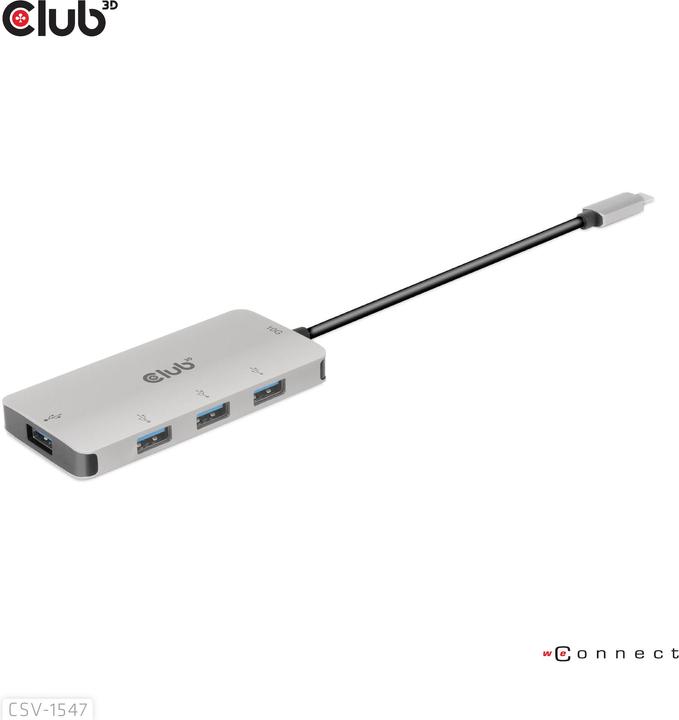 Produktbild Club 3D Usb-Hub (USB-C, 4 Ports)