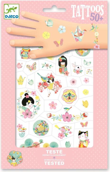 Actual product image Djeco Tattoos Sakura