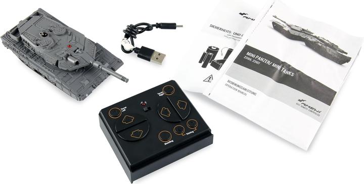 Image du produit Amewi Mini char Leopard II avec fonction IR Battle 1:72 RTR (RTR Prêt à fonctionner)