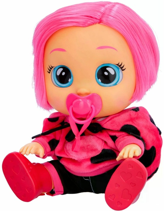 Image du produit Magni BABIES Dressy Lady, la coccinelle poupée interactive Play & Function, les vraies larmes
