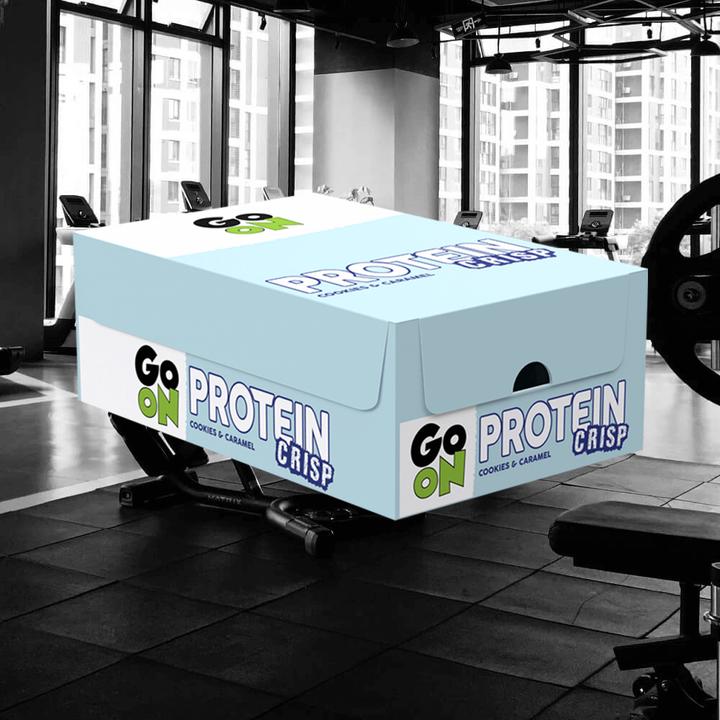 Image du produit Go On Nutrition Barre de protéine Crisp (Cookies & Caramel, 1 pcs, 1200 g)